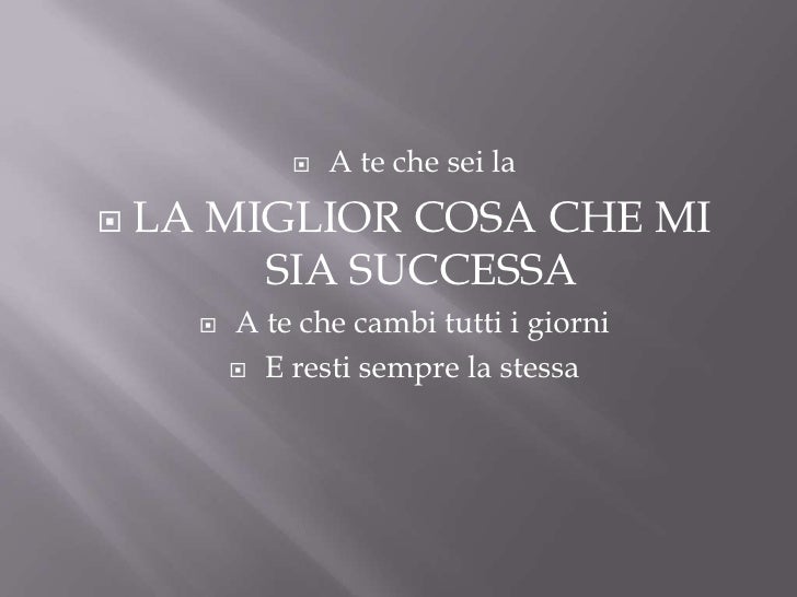 A Te Che Sei Sostanza Dei Giorni Miei Gattina