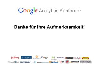 Danke für Ihre Aufmerksamkeit!
 