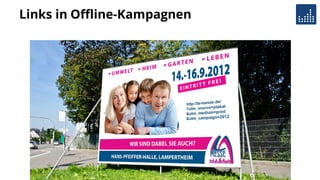 Links in Offline-Kampagnen
 