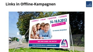 Links in Offline-Kampagnen
 