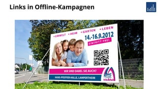 Links in Offline-Kampagnen
 