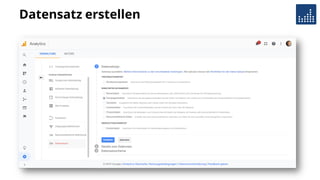 Datensatz erstellen
 