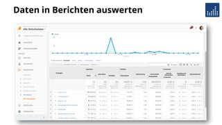 Daten in Berichten auswerten
 
