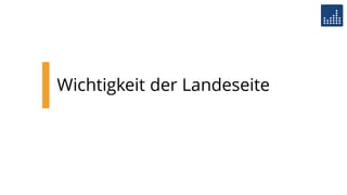 Wichtigkeit der Landeseite
 