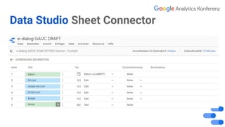 Data Studio Sheet Connector
 
