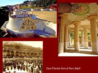 Jocs Florals fets al Parc Güell
 