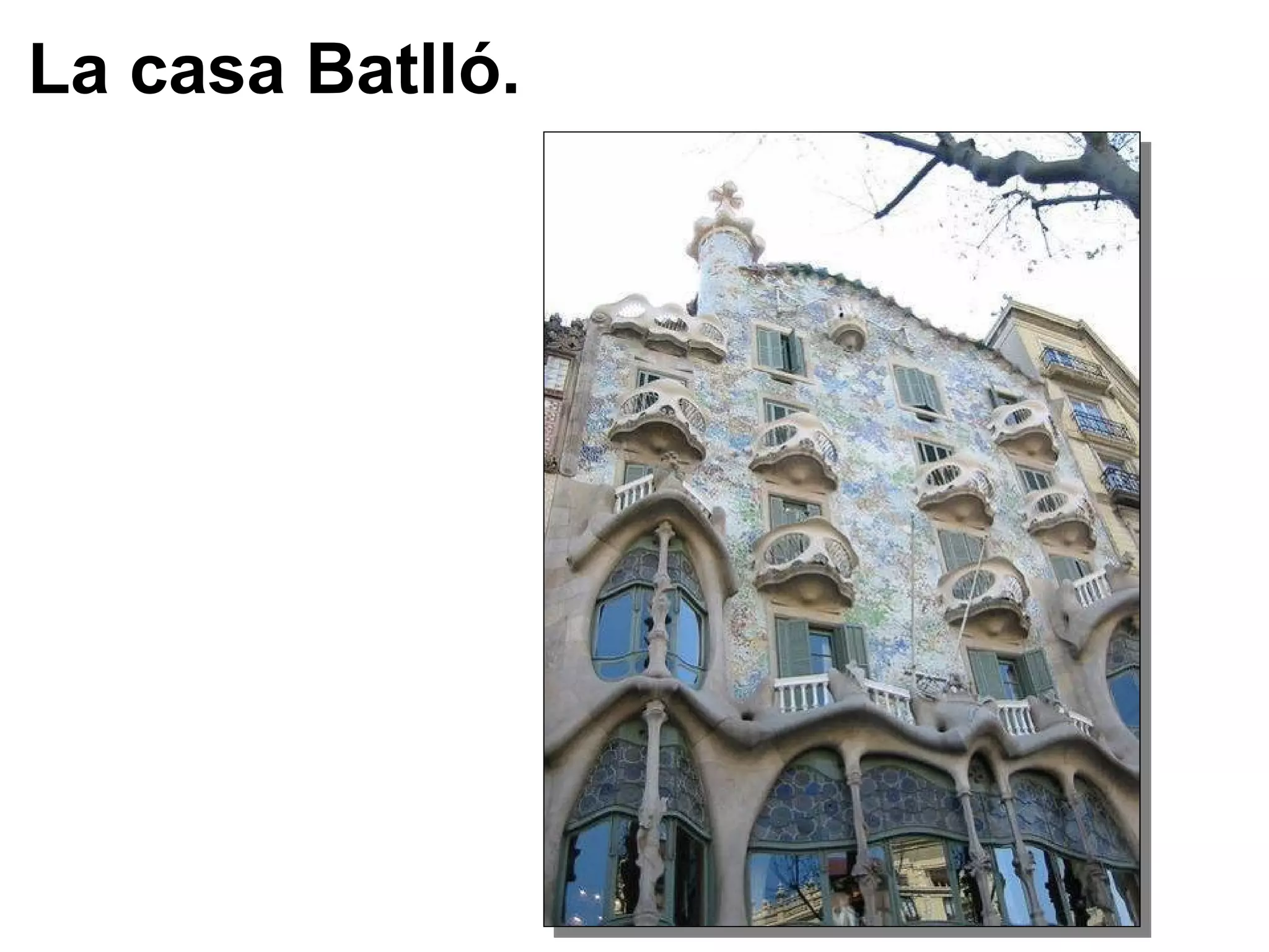 La casa Batlló. 