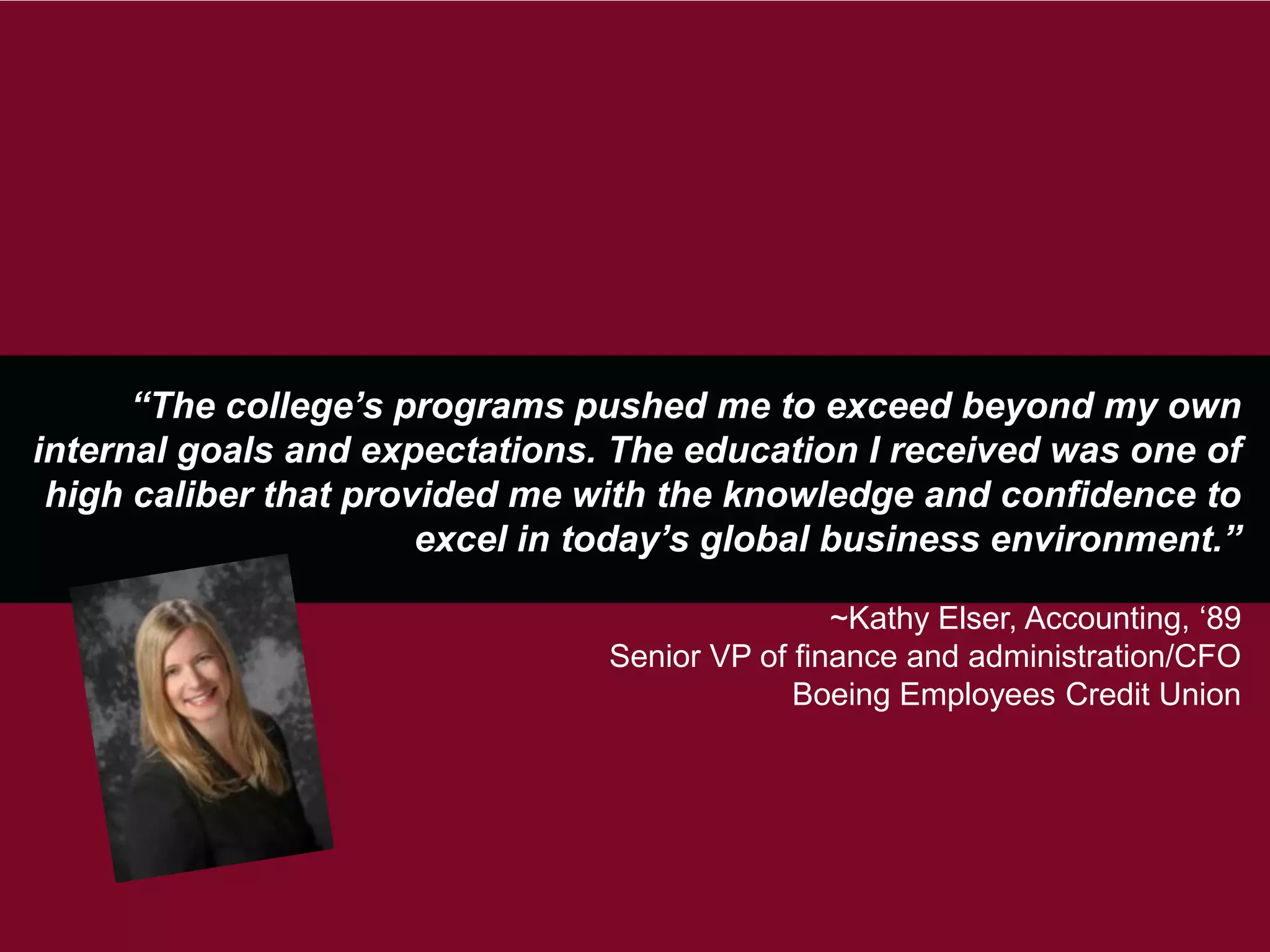  Students are prepared for real-world career settings. 