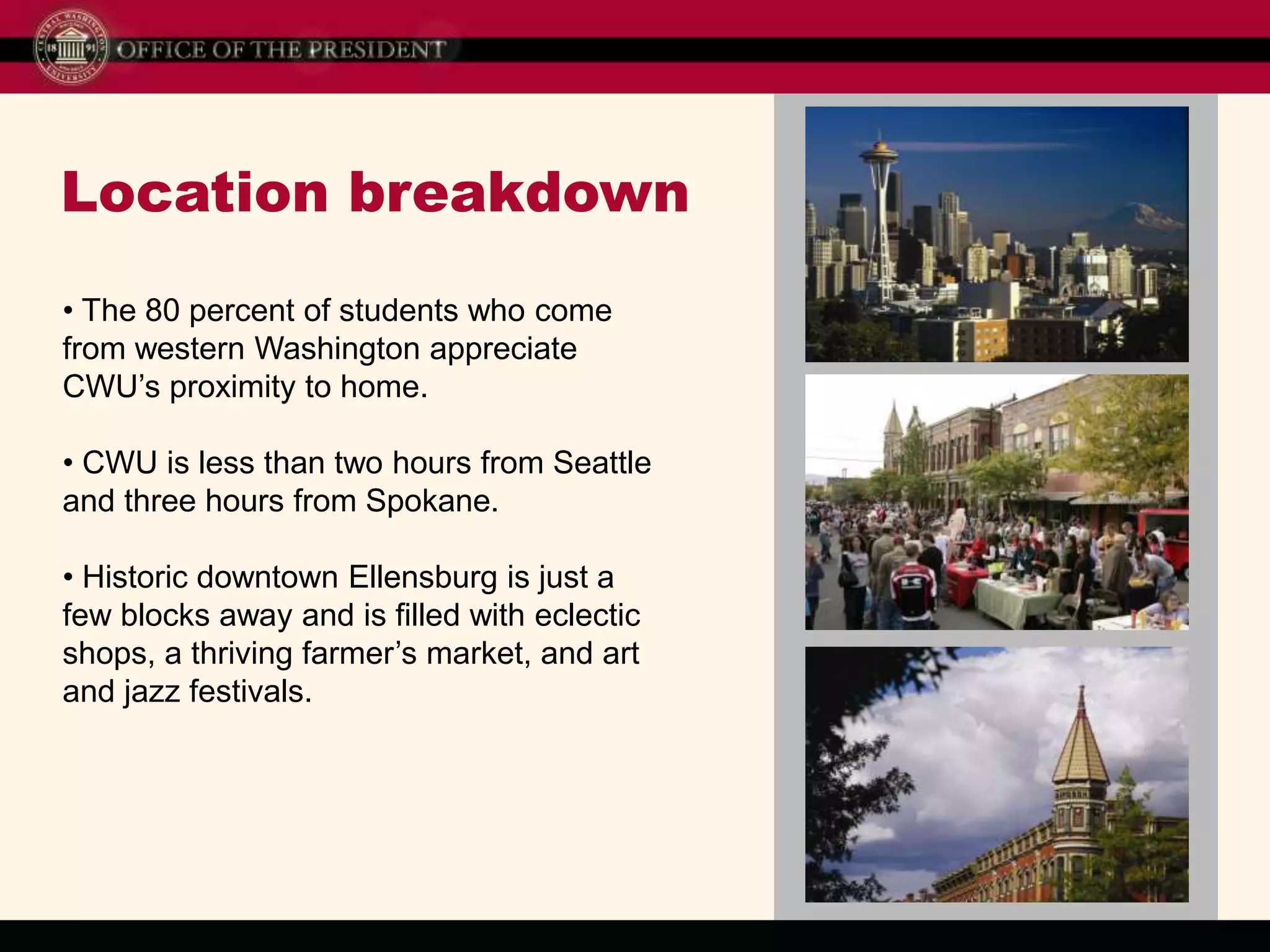  The Music Building has earned four national awards for acoustic and design excellence Jazz, symphonic, and choral studies performance groups auditioned and won the coveted right to perform at these prestigious national festivals: The College Band Directors National Association conference in Seattle