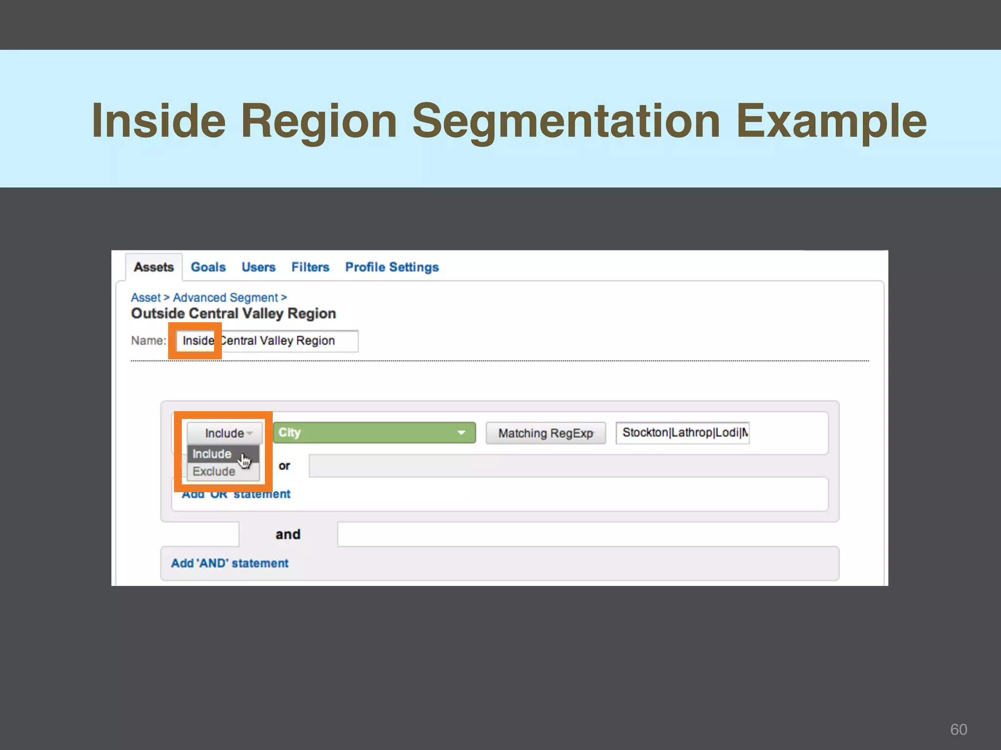 Inside Region Segmentation Example




                                     60
 