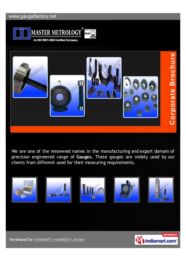 Master Metrology, Pune, Pin Gauges