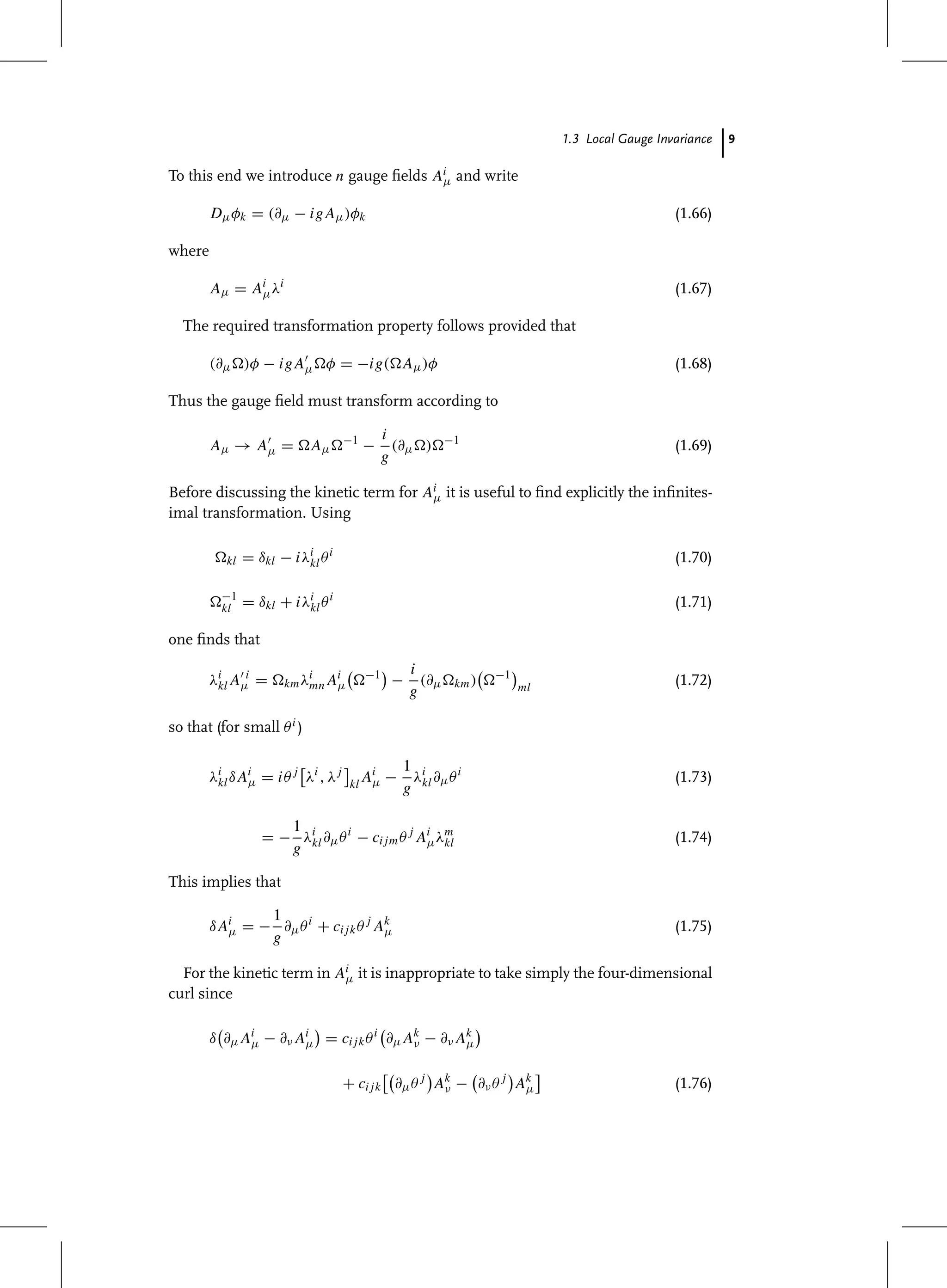 Gauge theory field | PDF