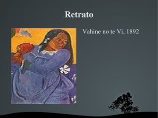 Retrato Vahine no te Vi, 1892 