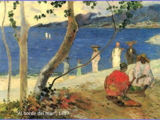 “Al borde del mar”, 1887
 