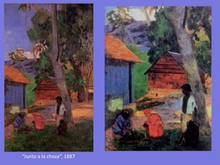 “Junto a la choza”, 1887
 
