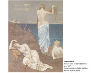CHAVANNES
Jeunes filles au bord de la mer
vers 1879
Huile sur toile, 0.615 X 0.473 m
Musée d'Orsay, Paris
 