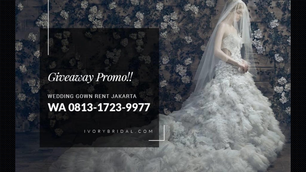 WA 081317239977  Harga Sewa Baju Pengantin, Gaun Pernikahan Modern