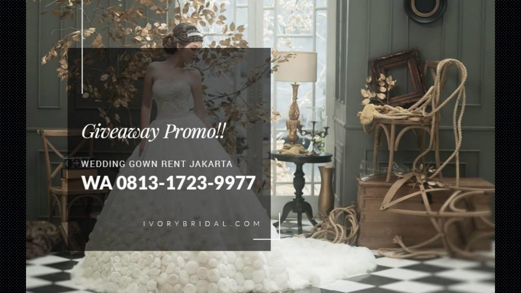 WA 081317239977  Harga Sewa Baju Pengantin, Gaun Pernikahan Modern