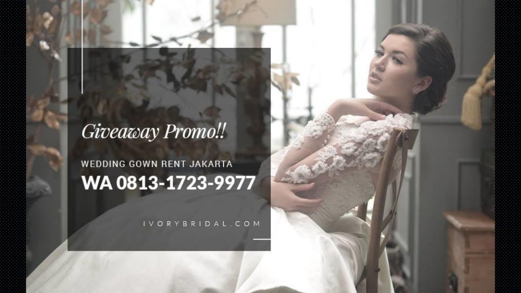 WA 081317239977  Harga Sewa Baju Pengantin, Gaun Pernikahan Modern