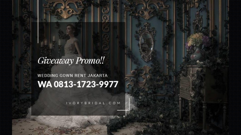 WA 081317239977  Harga Sewa Baju Pengantin, Gaun Pernikahan Modern