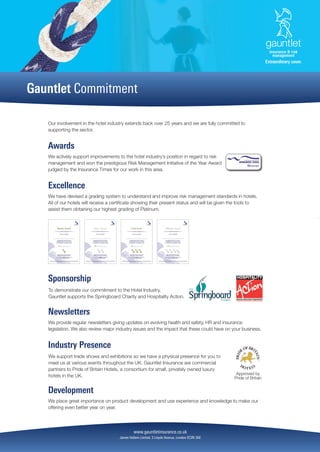 Gauntlet Insurance Gauntlet Brochure | PDF
