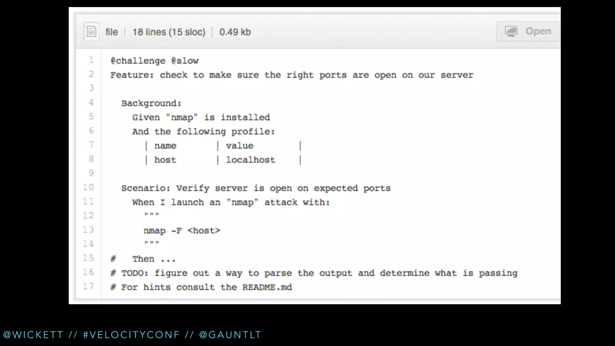 @ W I C K E T T / / # V E L O C I T Y C O N F / / @ G A U N T LT

 