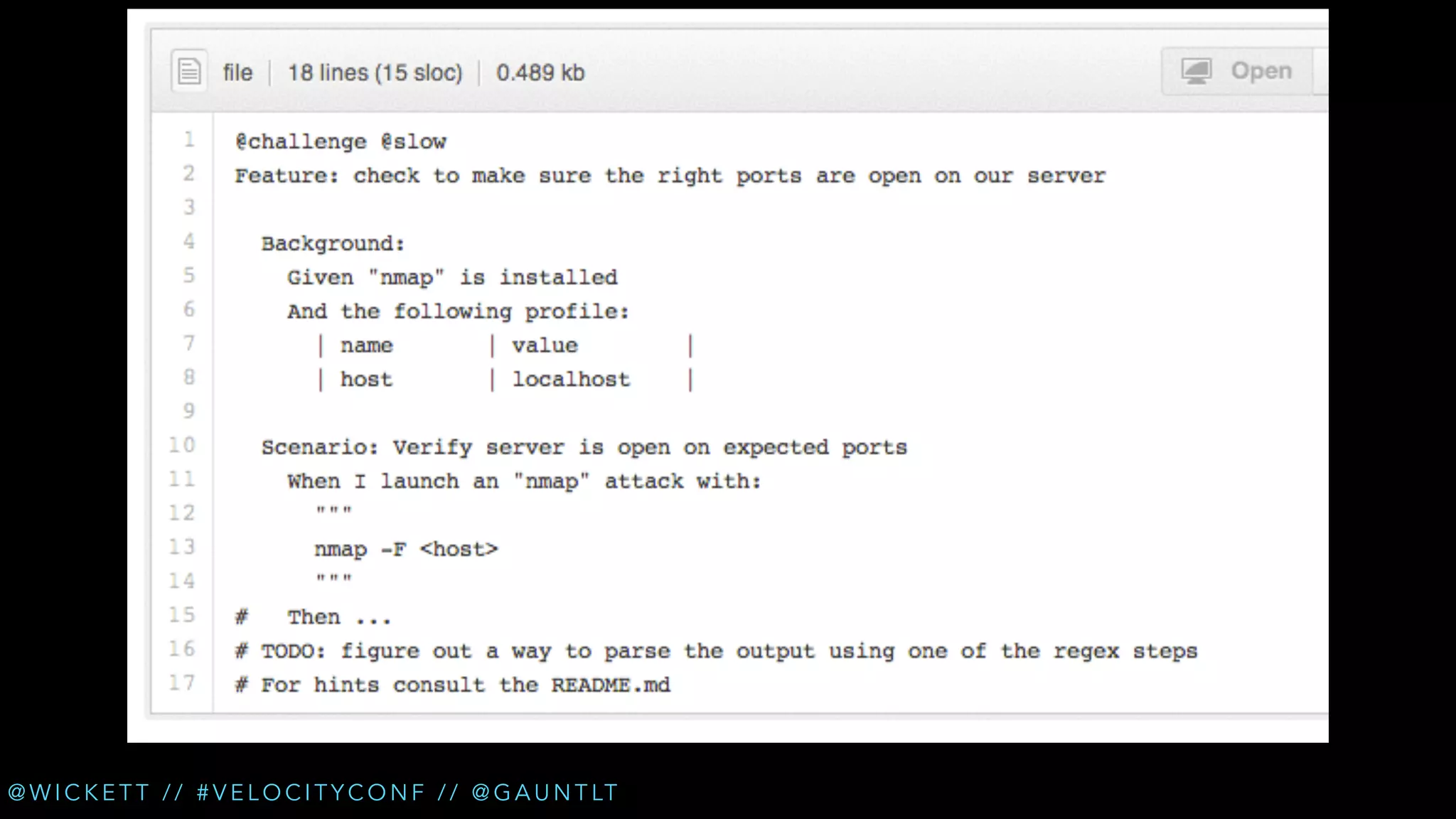 @ W I C K E T T / / # V E L O C I T Y C O N F / / @ G A U N T LT

 