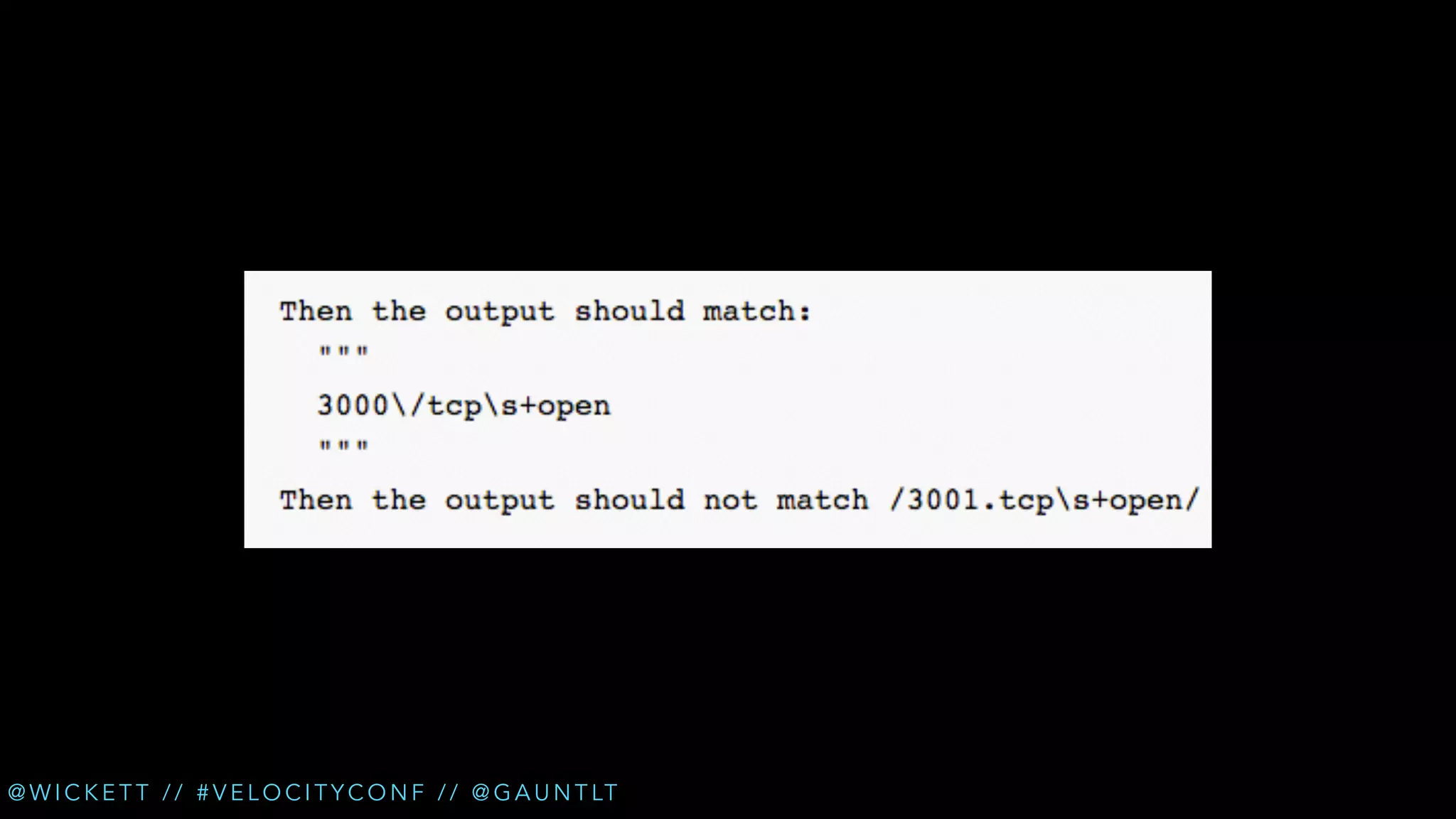 @ W I C K E T T / / # V E L O C I T Y C O N F / / @ G A U N T LT

 