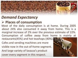 Contd...Maintaining highly rated Taste & Quality of products:Café Coffee Day got a high rating in the market survey, for the Taste & Quality of their products. If they still work andmaintain on this aspect , there is huge potential for them to attract customers,just based on the taste and quality of products.