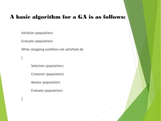 Application of Genetic Algorithm in Software Testing | PPT