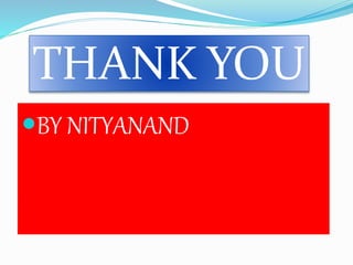 THANK YOU
BY NITYANAND
 