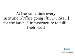 At the same time every
Institution/Office going {{DESPERATE}}
 for the Basic IT Infrastructure to fulfill
                their need
 