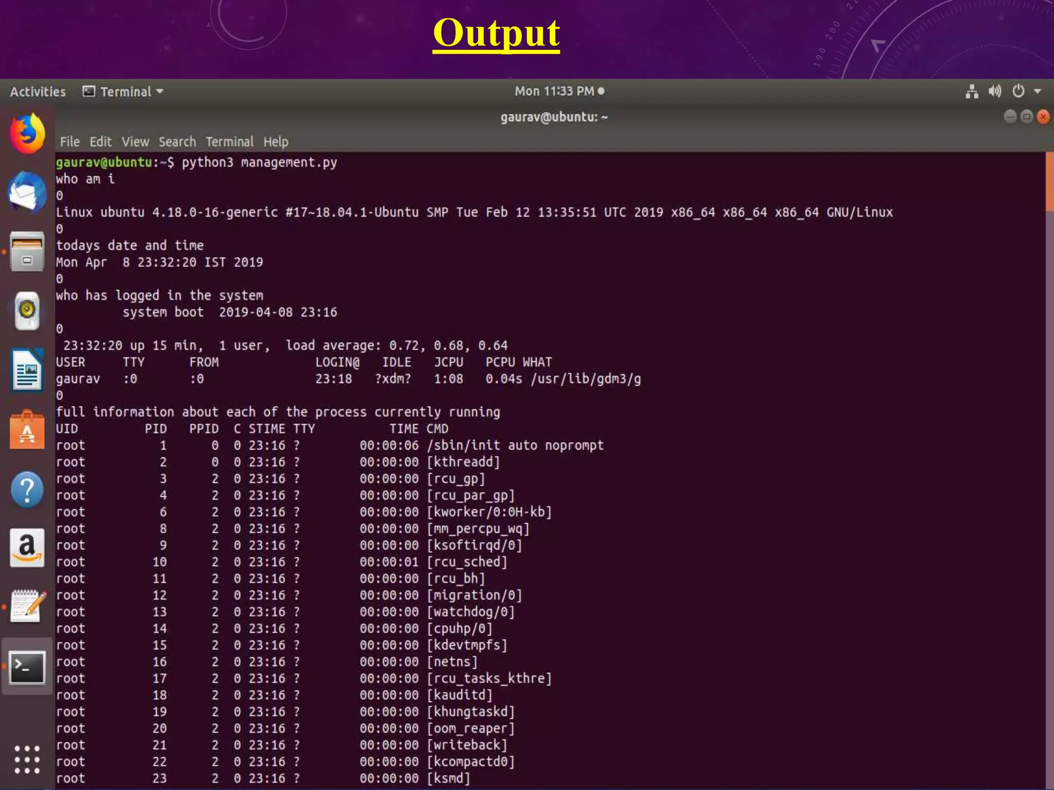 system management -shell programming by gaurav raikar | PPT