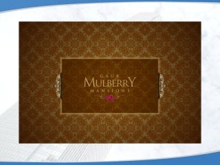Gaur Mulberry Mansions Contact@08010-201-303.!Gaur Mulberry Mansions Villas