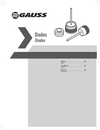 Diodos
Diodes


         Diodos          82
         Diodes
         Trio Diodos     83
         Diode Trio
         Diversos        83
         Miscellaneous
 