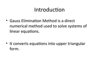Gauss_Elimination_Method_Numerical_Methods.pptx
