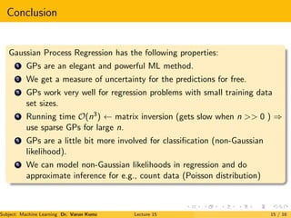 Gaussian process in machine learning | PDF