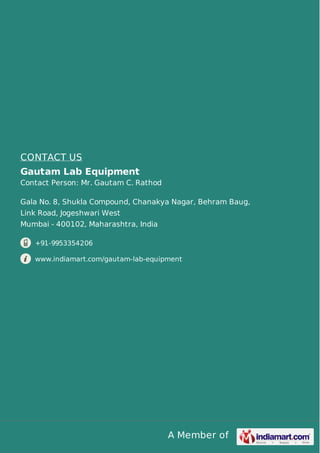 Gautam lab-equipment