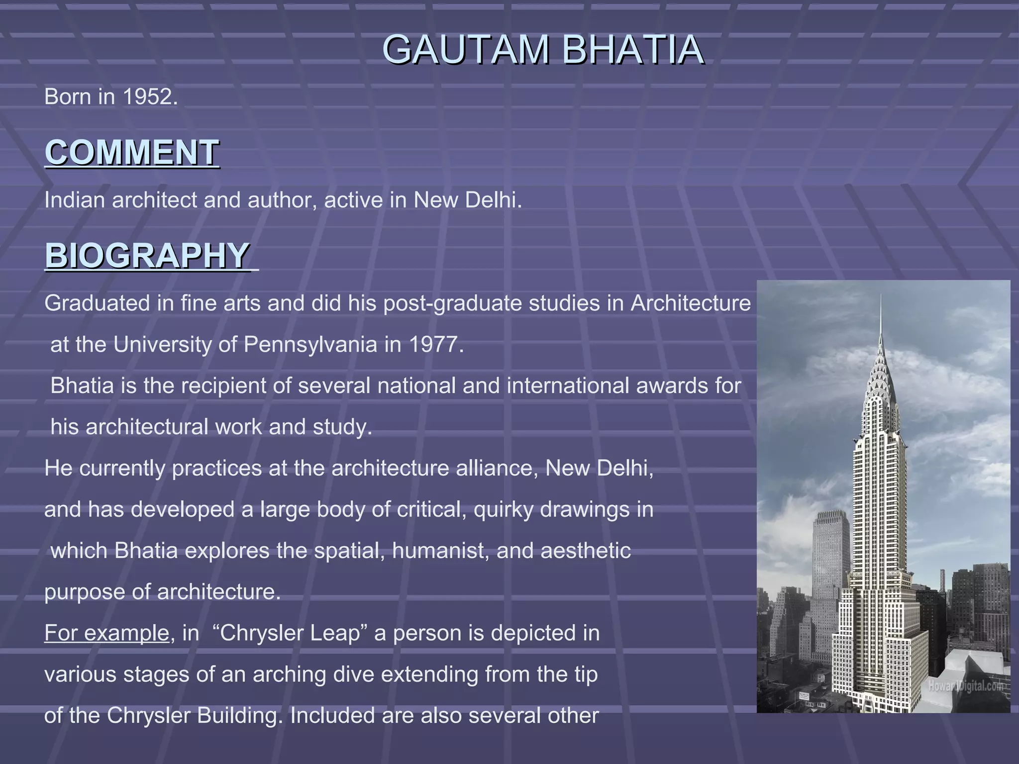 Gautam Bhatia PPT
