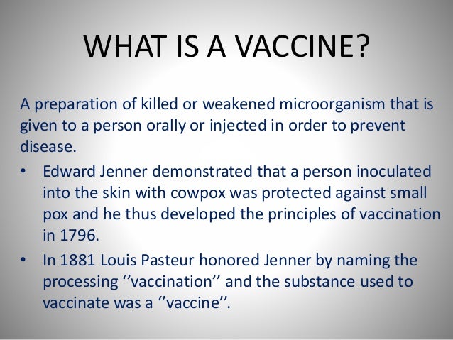 Recombinant Vaccines