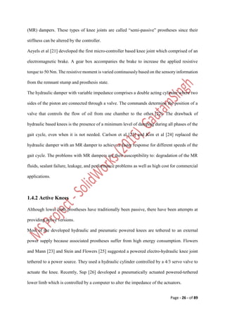 Design and Analysis of Affordable Artificial Knee Joint Model. Motion ...