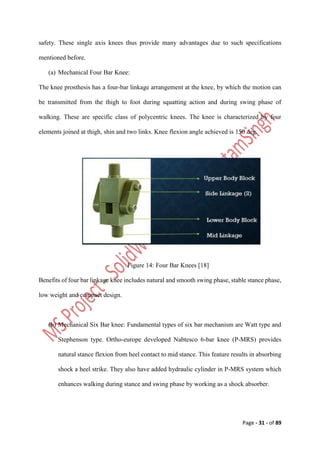 Design and Analysis of Affordable Artificial Knee Joint Model. Motion ...