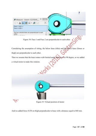 Design and Analysis of Affordable Artificial Knee Joint Model. Motion ...