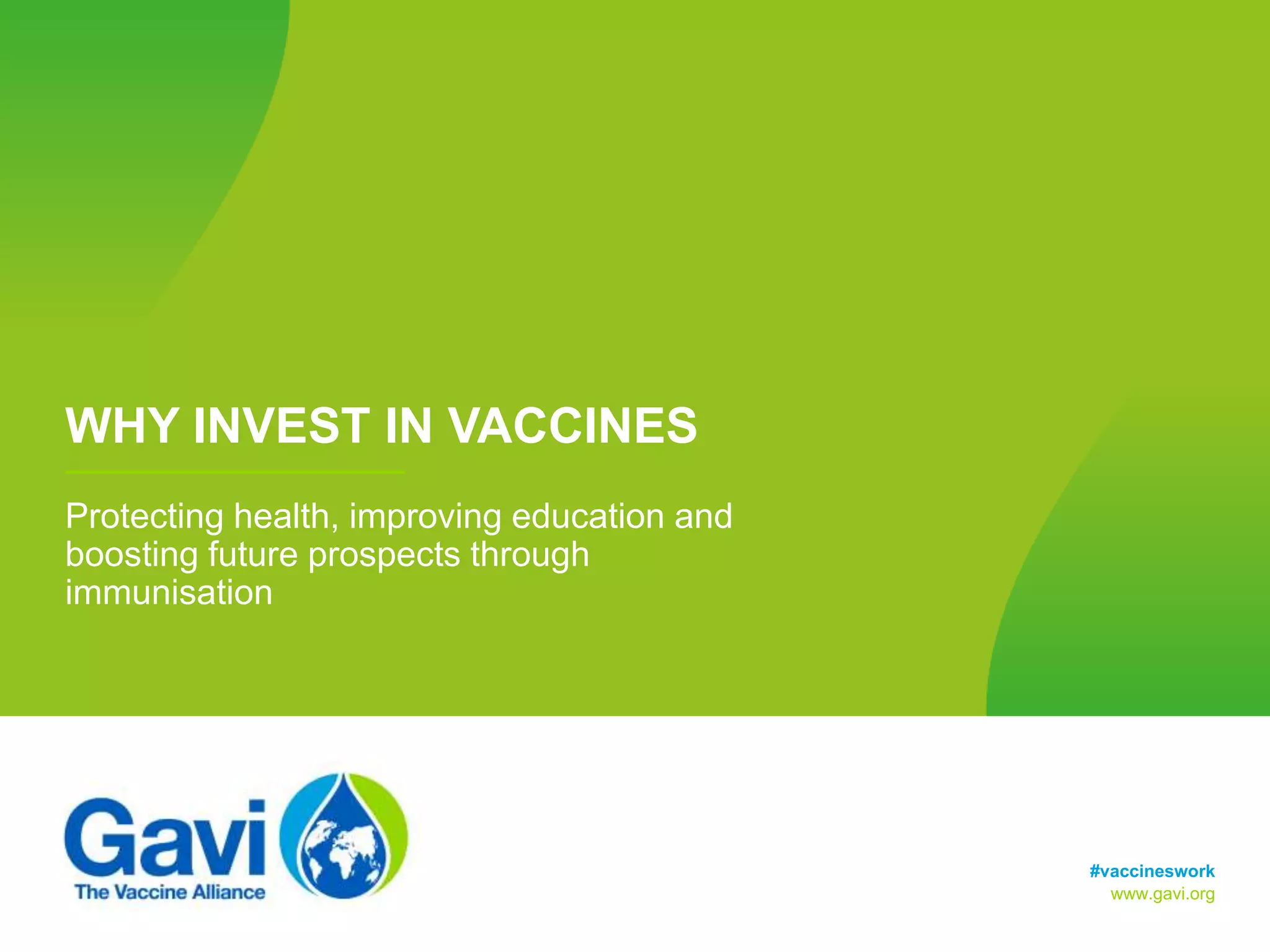 Economic benefits of vaccines | PPTX