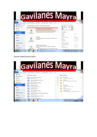 Lección5 MenúArchivo-Abrir
 