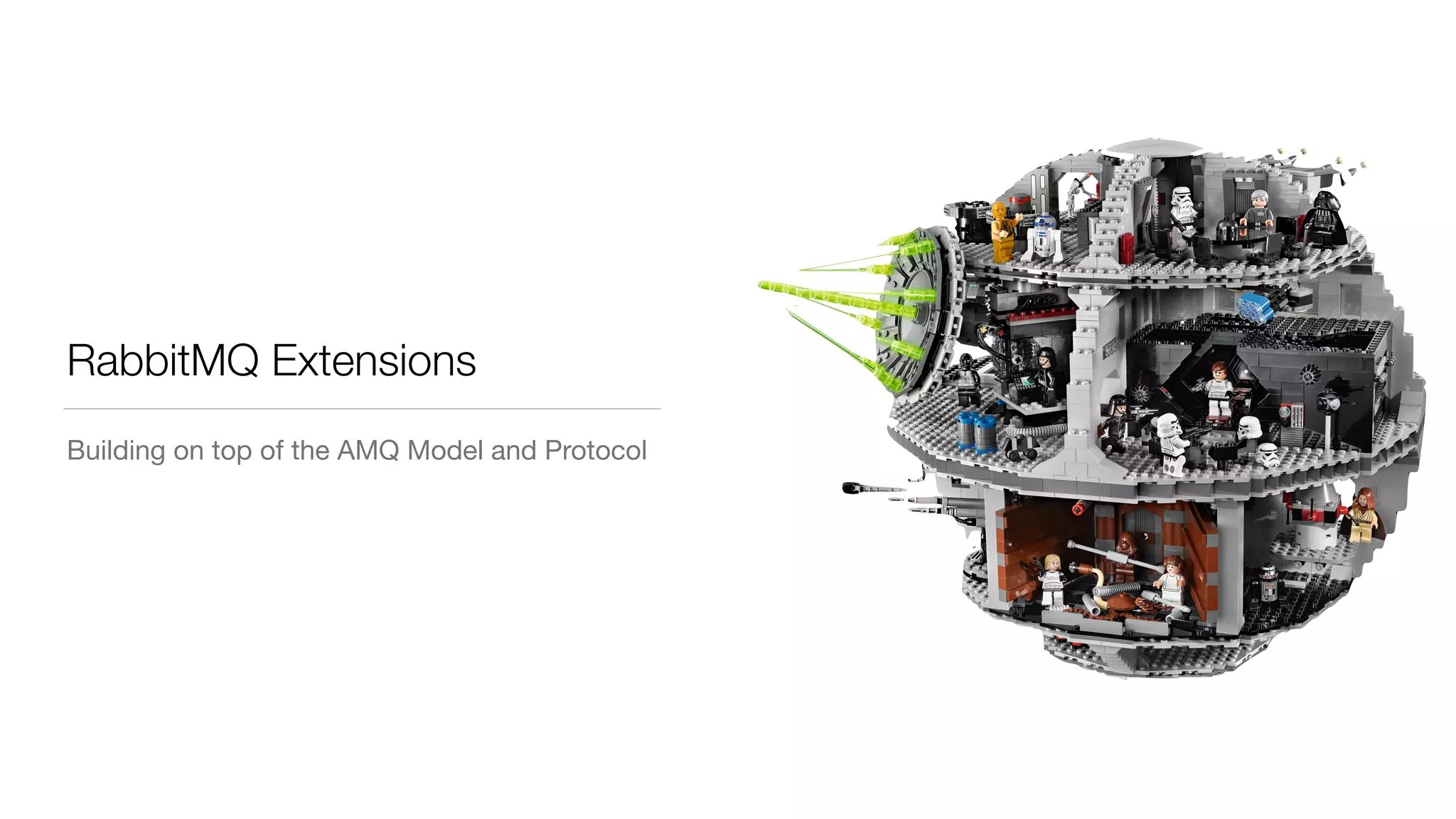 RabbitMQ Extensions
Building on top of the AMQ Model and Protocol
 
