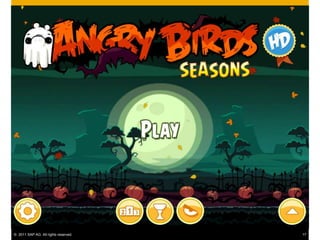 © 2011 SAP AG. All rights reserved.   17
 