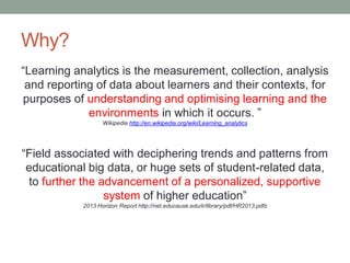 Learning Analytics | PDF