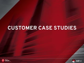 CUSTOMER CASE STUDIES
 
