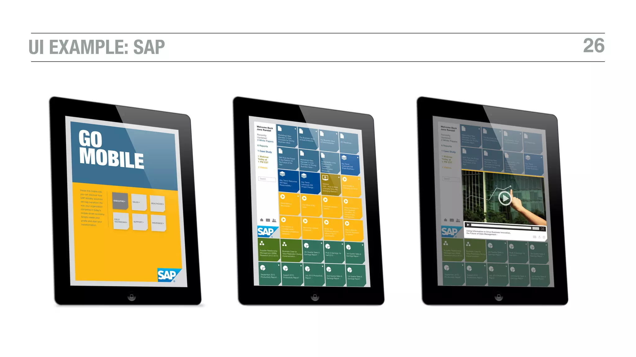 26UI EXAMPLE: SAP
 